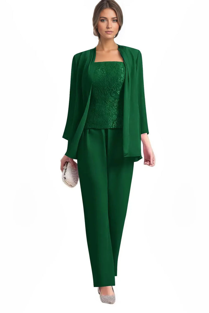 Monique | Elegant Driedelig Formeel Broekpak