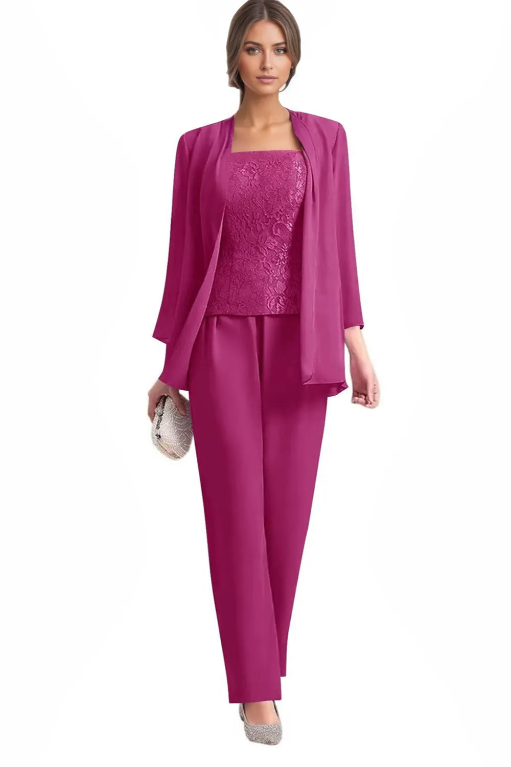 Monique | Elegant Driedelig Formeel Broekpak