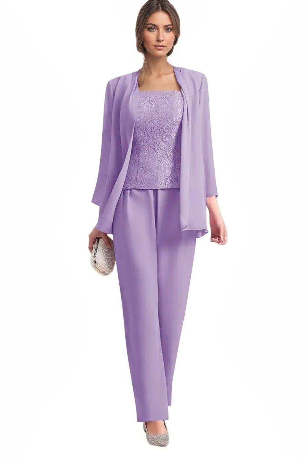 Monique | Elegant Driedelig Formeel Broekpak