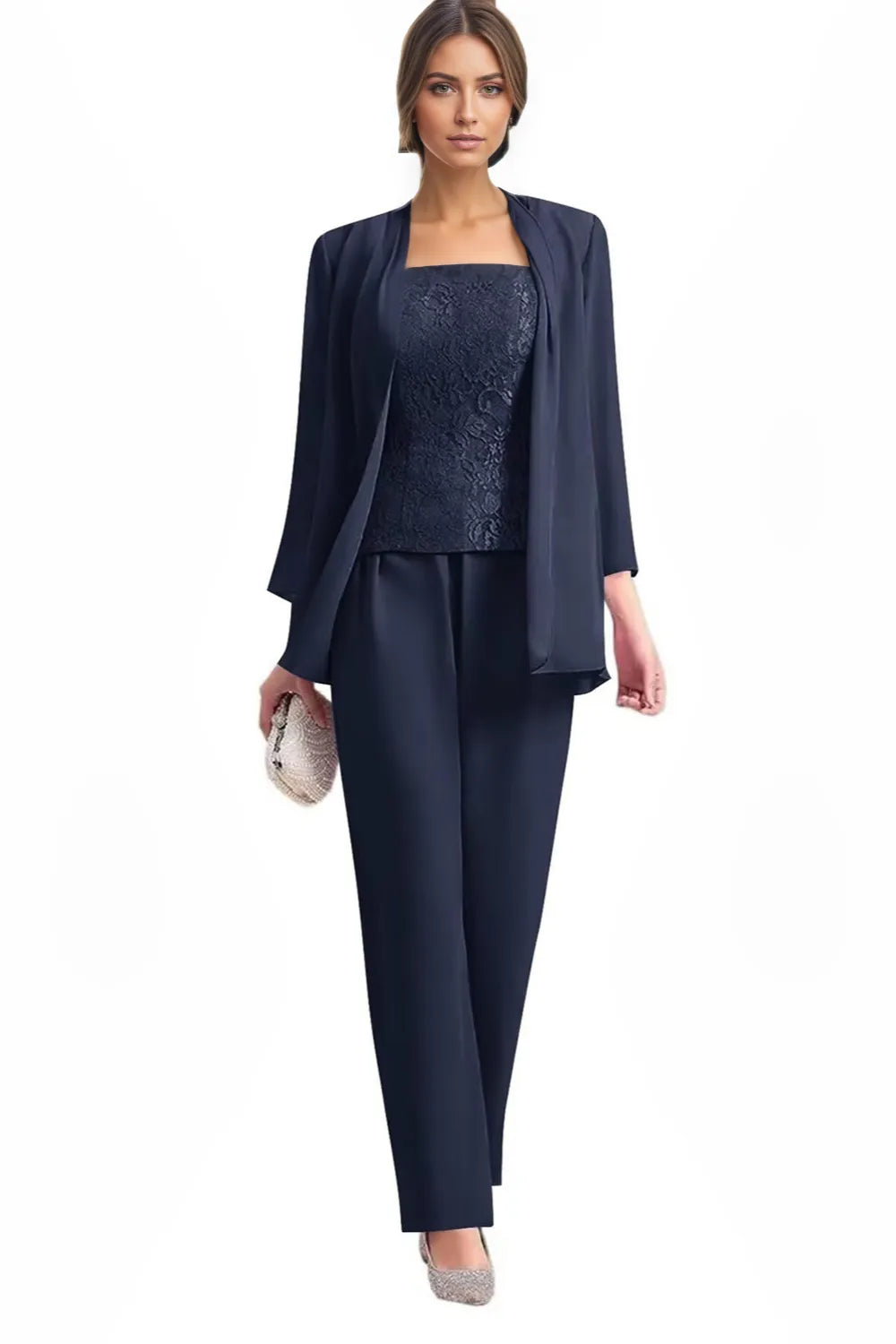 Monique | Elegant Driedelig Formeel Broekpak
