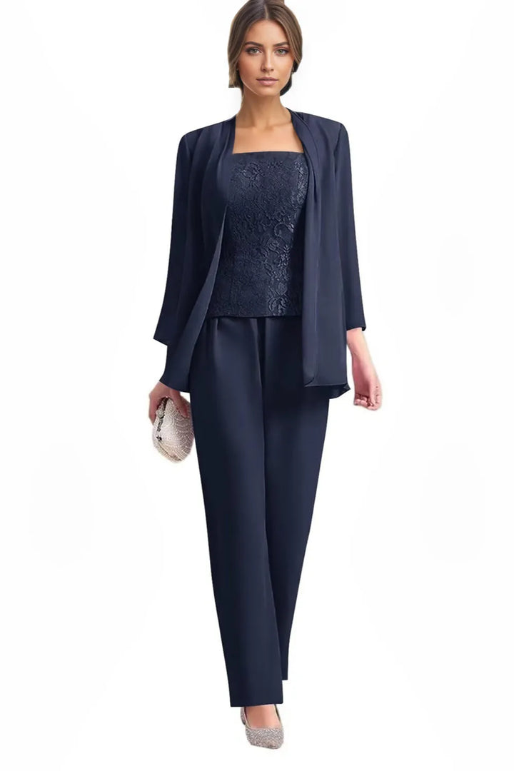 Monique | Elegant Driedelig Formeel Broekpak