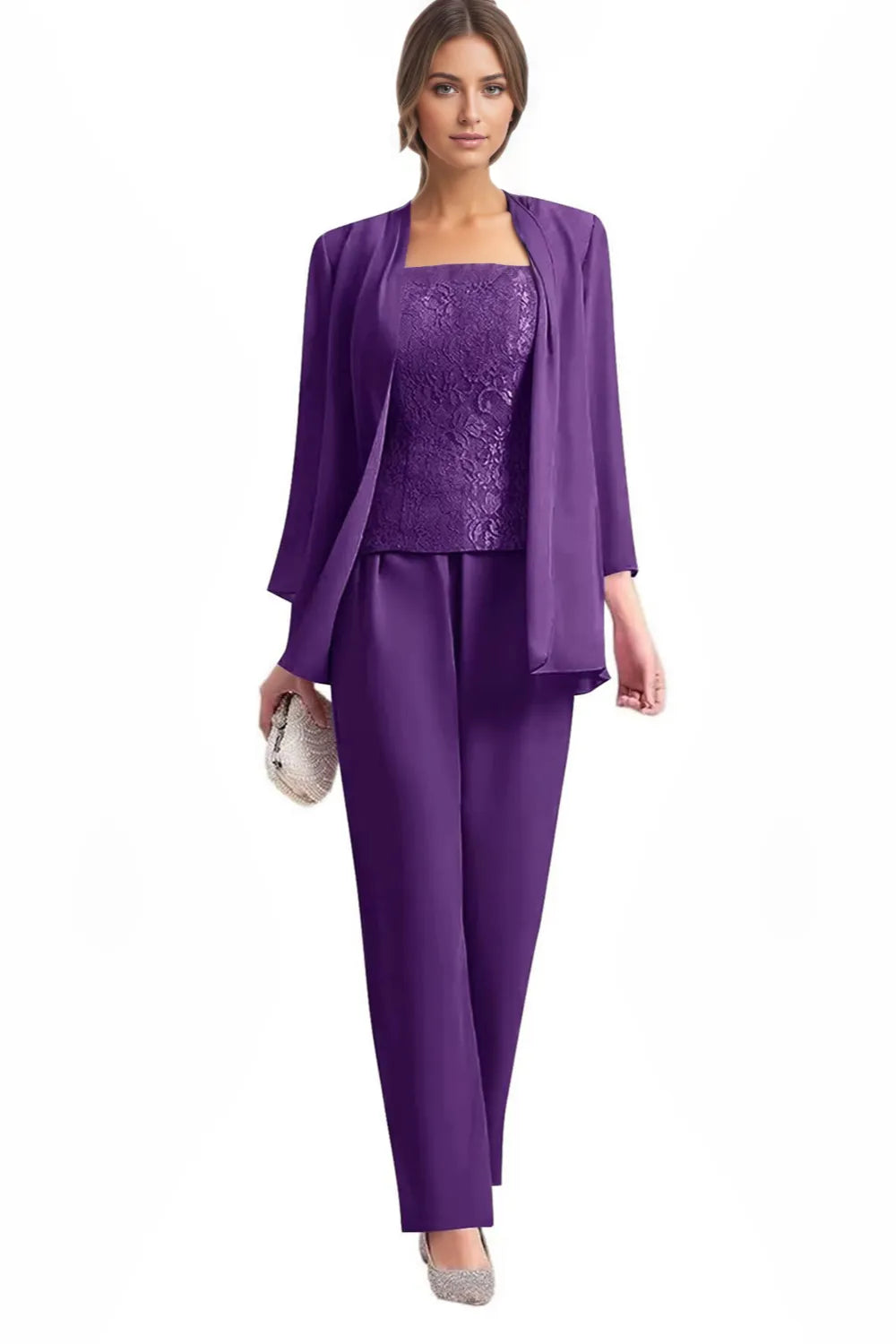 Monique | Elegant Driedelig Formeel Broekpak