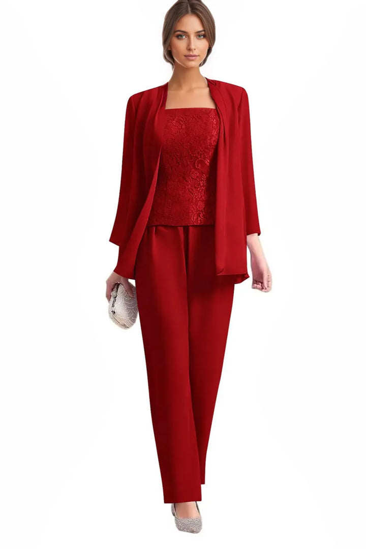 Monique | Elegant Driedelig Formeel Broekpak