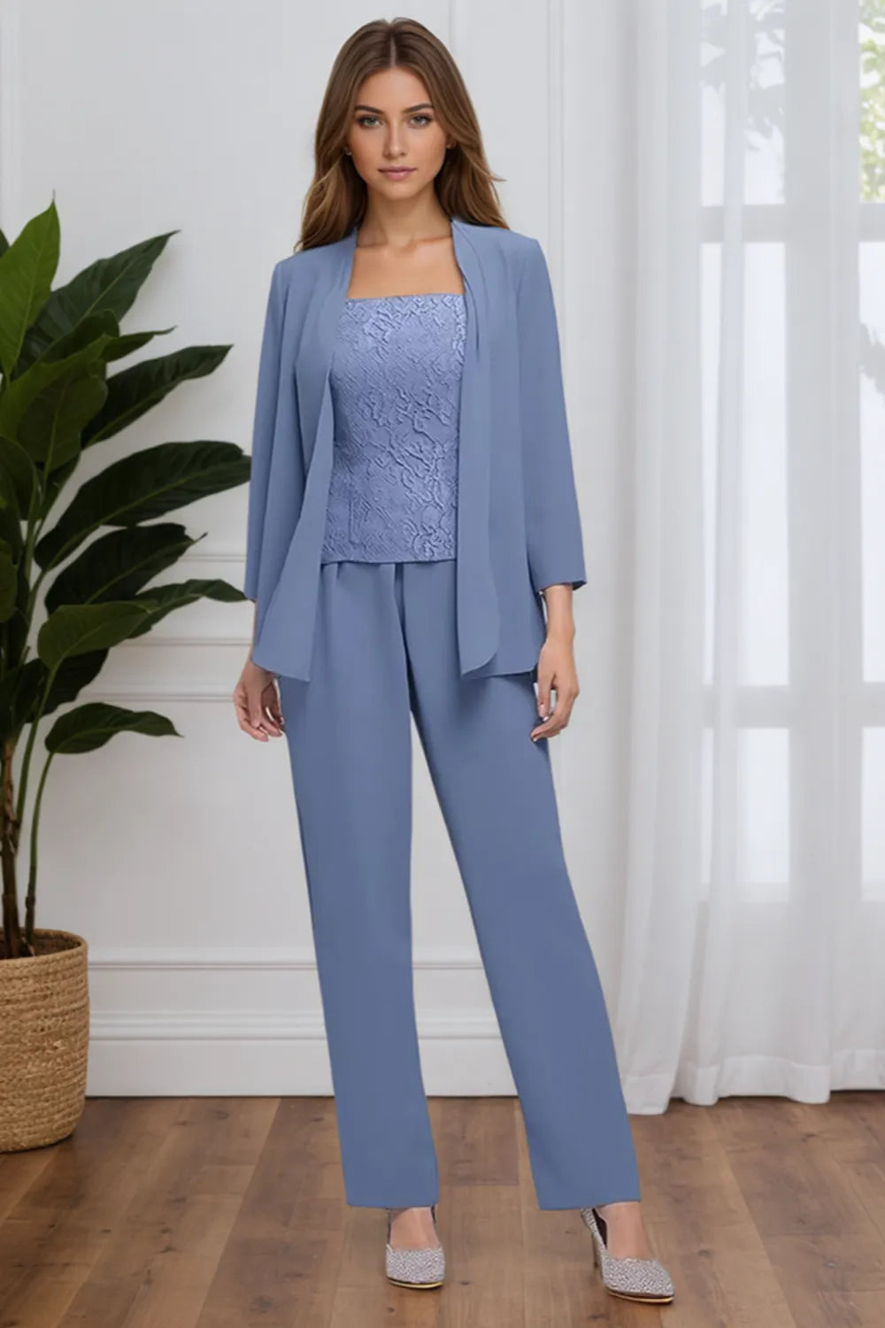 Monique | Elegant Driedelig Formeel Broekpak