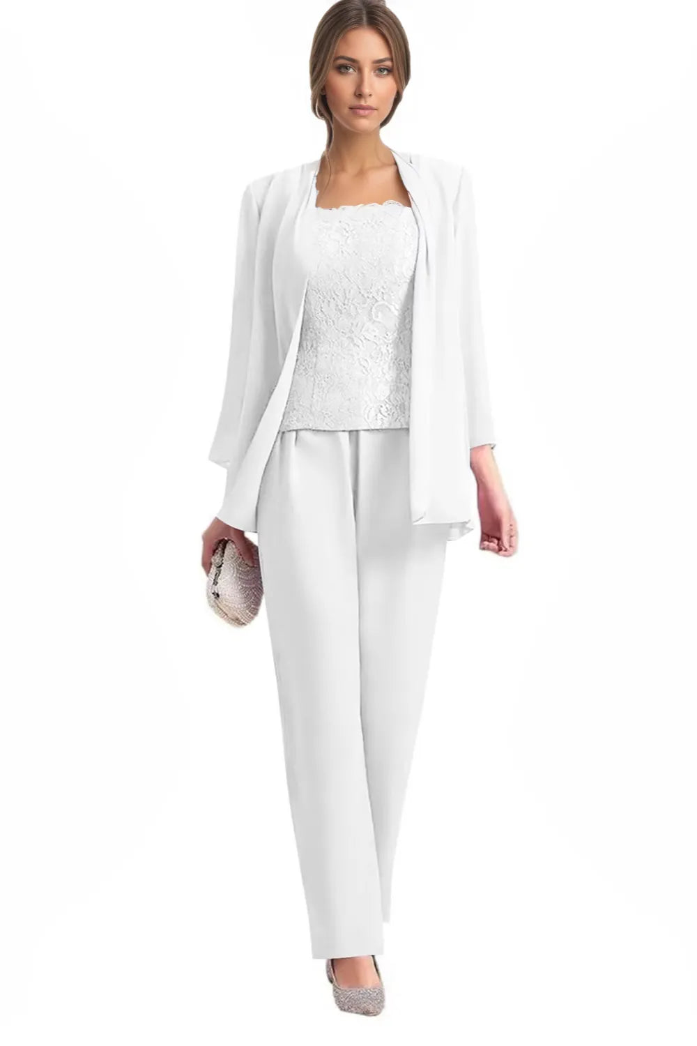 Monique | Elegant Driedelig Formeel Broekpak