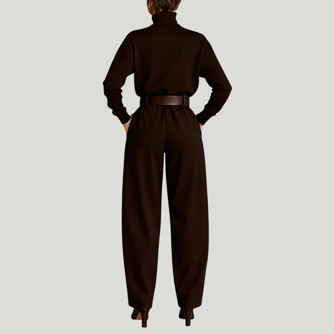 JULIET - Turtleneck and Straight-Leg Pant Ensemble