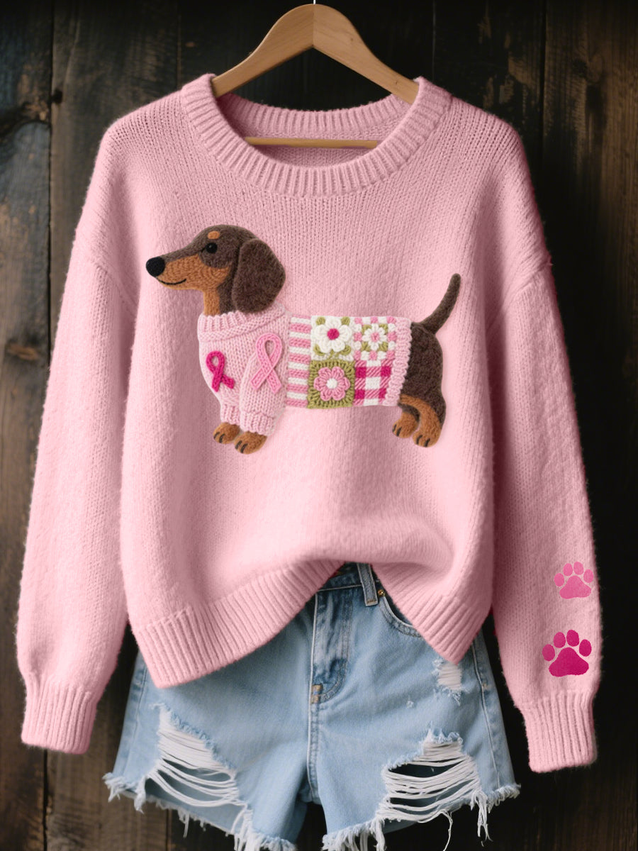 Amélie | Trui met teckelmotief