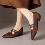 OONAGH | Brogued Dual-Strap Mary Jane Pumps