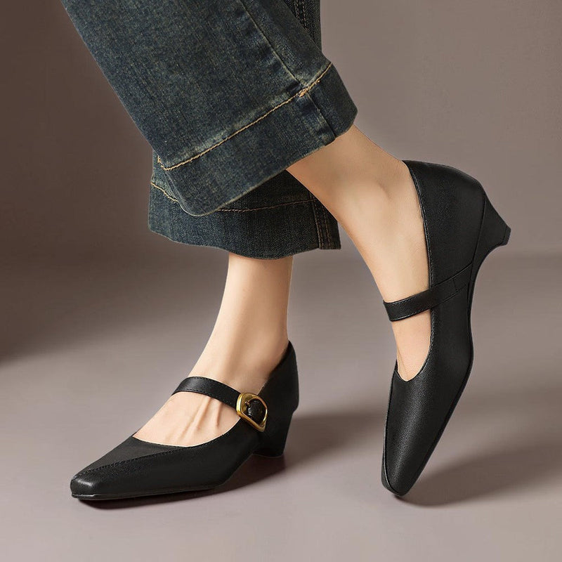 MATILDA | Panelled Mary Jane Heels