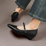 IVY | Bow-Strap Mary Jane Pumps