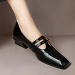 OONAGH | Brogued Dual-Strap Mary Jane Pumps