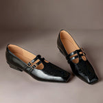 OONAGH | Brogued Dual-Strap Mary Jane Pumps