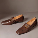 OONAGH | Brogued Dual-Strap Mary Jane Pumps