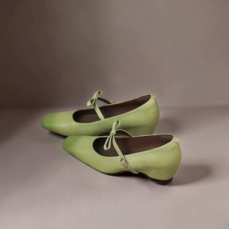 IVY | Bow-Strap Mary Jane Pumps