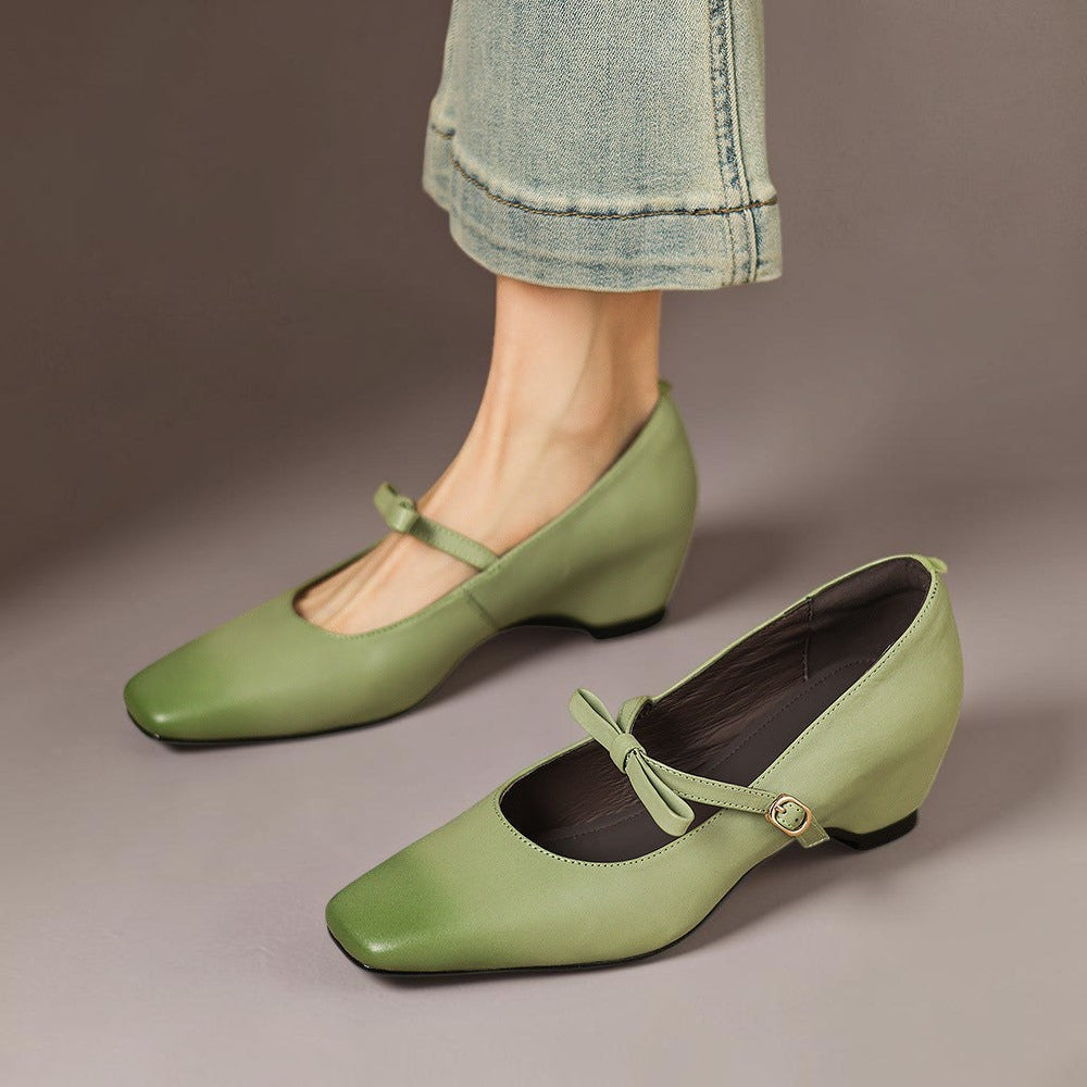IVY | Bow-Strap Mary Jane Pumps