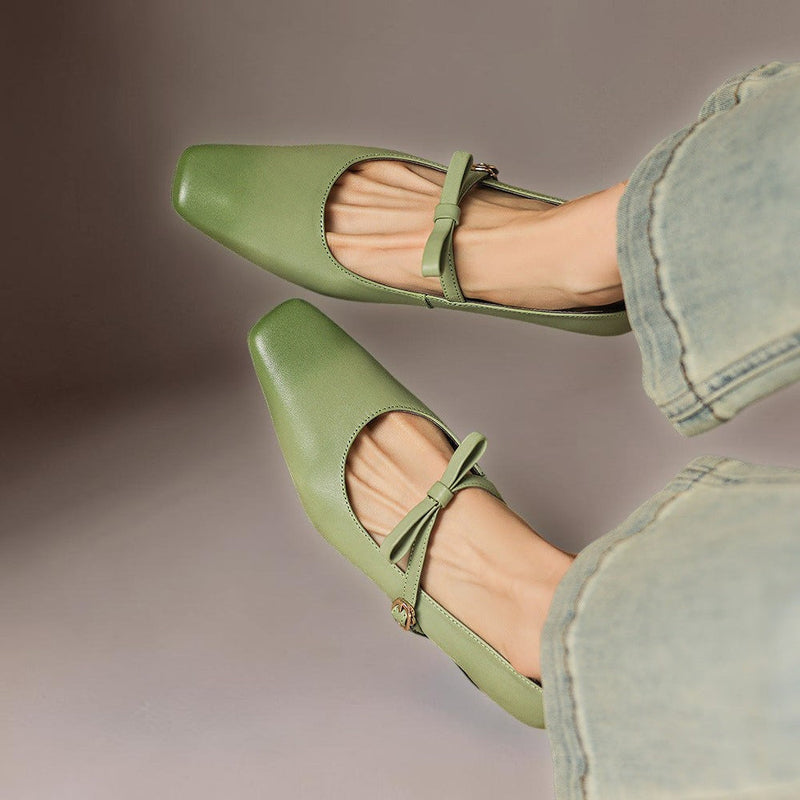 IVY | Bow-Strap Mary Jane Pumps