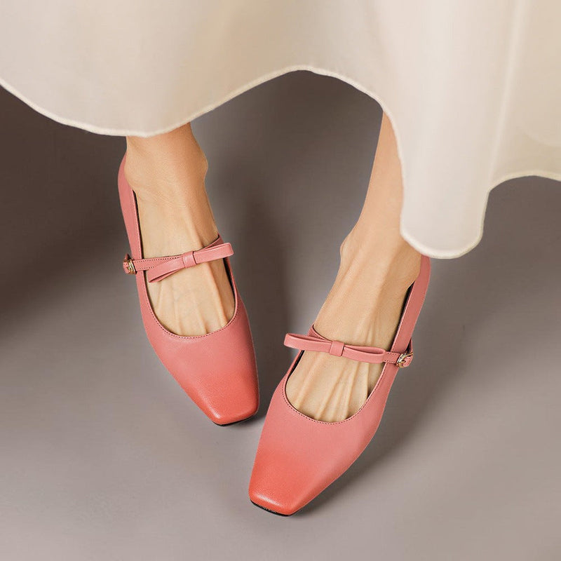 IVY | Bow-Strap Mary Jane Pumps