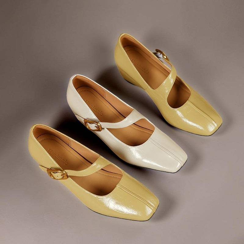 ELEANOR | Buckle-Strap Mary Jane Heels