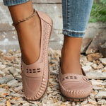 Faye | Perforated Slip-On Comfort Loafers
