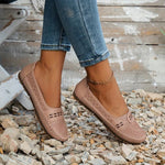 Faye | Perforated Slip-On Comfort Loafers