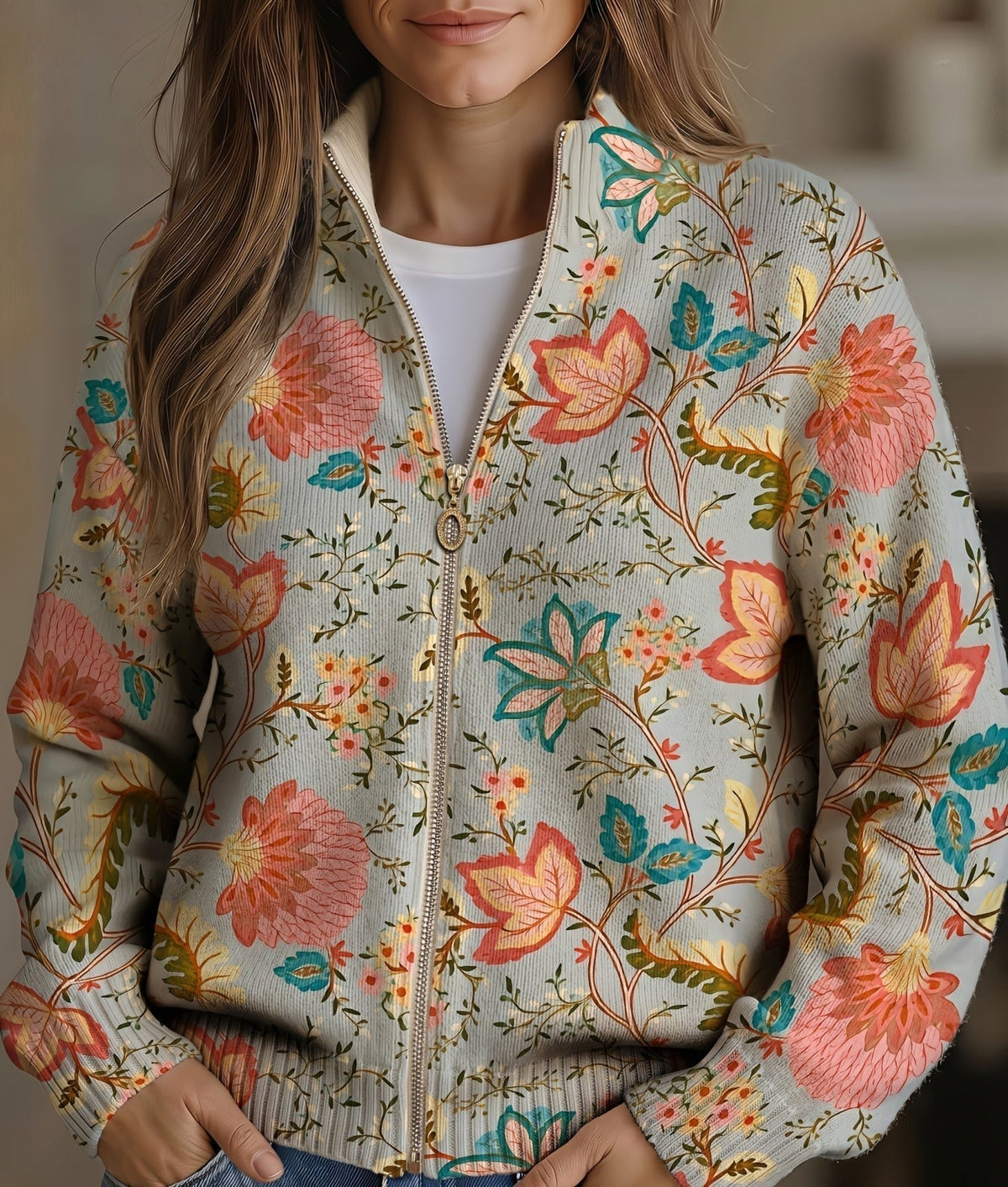 Xanthe™ | Retro Floral Garden Print